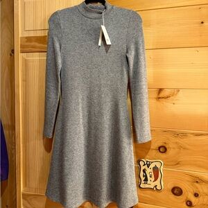 Elegant Gray Women's sweater  Dress